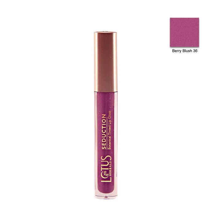 Buy Lotus Herbals Seduction Lip Gloss Berry Blush 36 (4 g) - Purplle