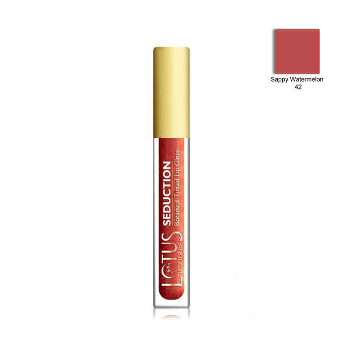 Buy Lotus Herbals Seduction Lip Gloss Sappy Watermelon 42 (4 g) - Purplle