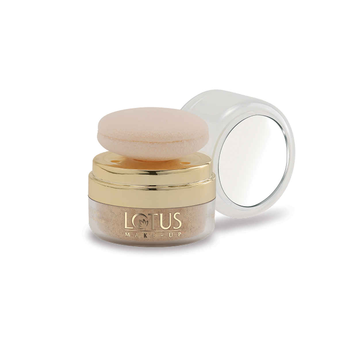 Buy Lotus Make-Up NaturalBlend Translucent Loose Powder Iceberg | SPF 15 | All Skin Types | Puff Applicator | 6g - Purplle