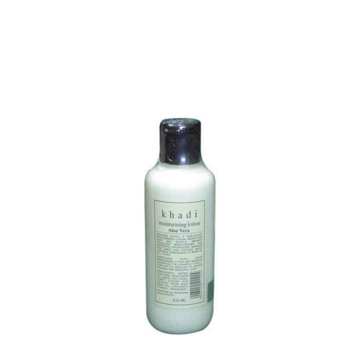 Buy Khadi Herbal Moisturising Lotion With Aloe Vera 210 ml By Swati Gramodyog - Purplle