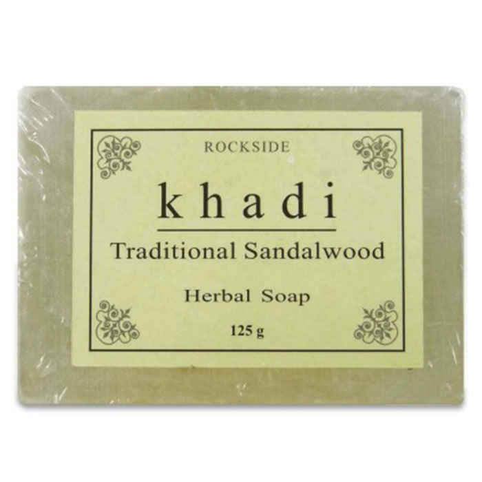 Buy Khadi Traditional Sandalwood Herbal Soap 125 g - Purplle