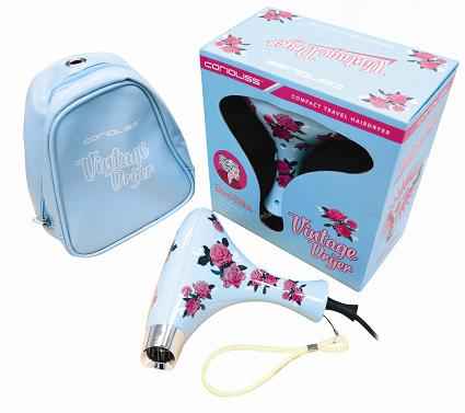 Buy Corioliss Vintage Blue Floral Hair Dryer - Purplle
