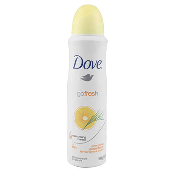 Buy Dove Go Fresh Lemon Grass Deodorant (169 ml) - Purplle