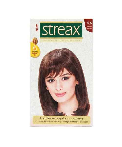 Buy Streax Hair Colour - Red Brown 4.6 (100 ml) - Purplle