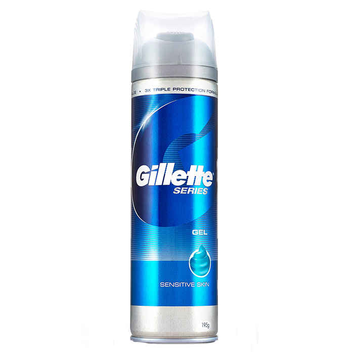 Buy Gillette Series Sensitive Shave Gel (195 g) - Purplle
