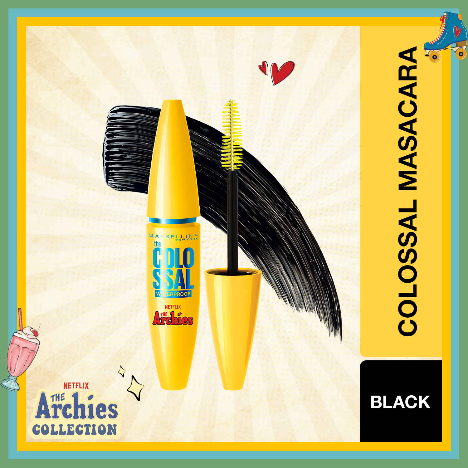 Buy Maybelline New York The Colossal Volum Express Waterproof Mascara (10 ml) - Purplle