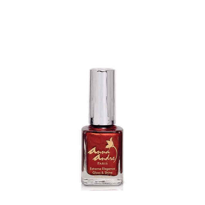 Buy Anna Andre - Extreme Elegance Gloss and Shine Nail Enamel 80031 Crimson (9 ml) - Purplle