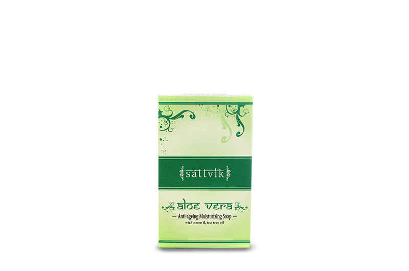 Buy Sattvik Organics Aloe Vera Soap (75 g) - Purplle