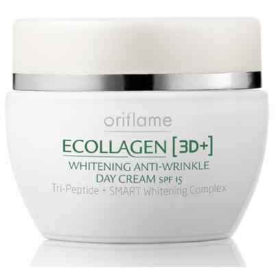 Buy Oriflame Ecollagen 3D+ Whitening Anti-Wrinkle Day Cream SPF 15 (50 ml) - Purplle