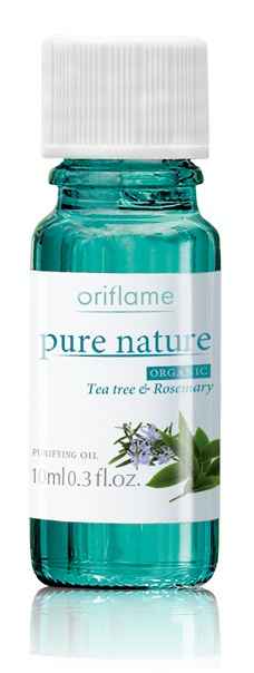 Buy Oriflame Pure Nature Organic Tea Tree And Rosemary Oil (10 ml) - Purplle