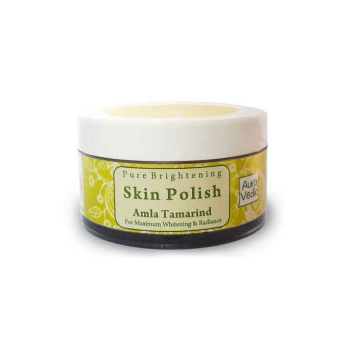 Buy Auravedic Face Care Skin Brightening Polish with Amla and Tamarind (100 g) - Purplle