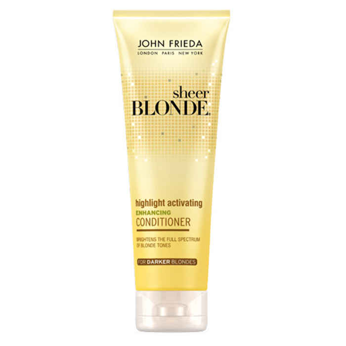 Buy John Frieda Sheer Blonde Highlight Activating Enhancing Conditioner - For Darker Blondes (250 ml) (Pack of 2) - Purplle