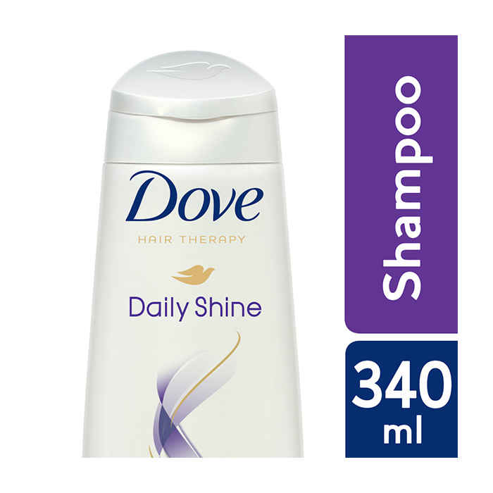 Buy Dove Daily Shine Shampoo (340 ml) - Purplle