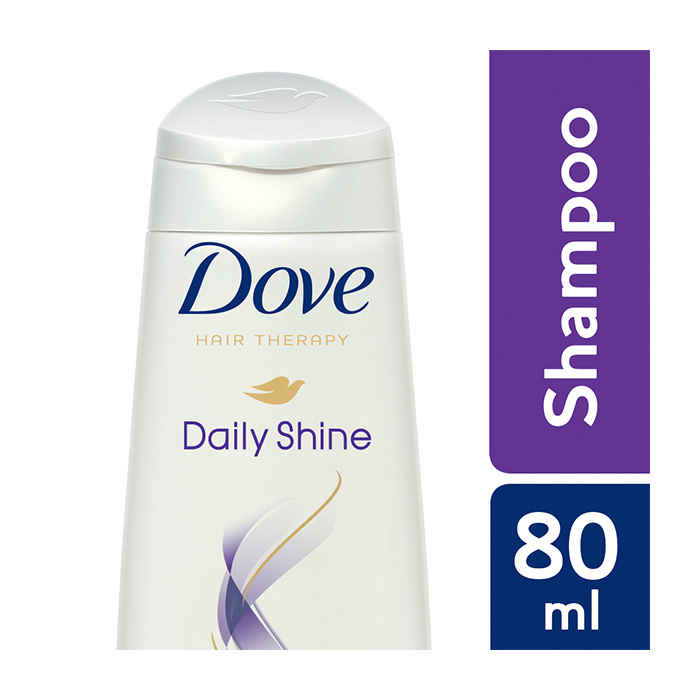 Buy Dove Daily Shine Shampoo (80 ml) - Purplle