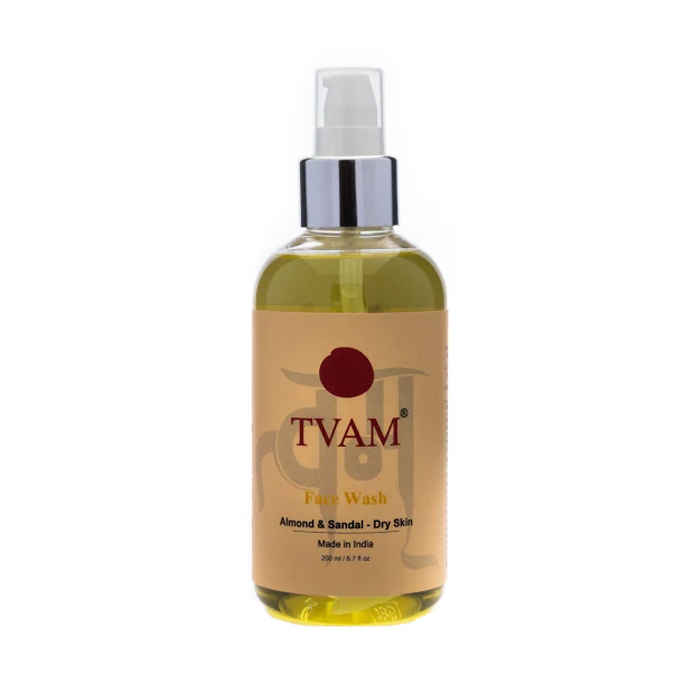Buy TVAM Almond & Sandal Face Wash For Dry Skin (200 ml) - Purplle