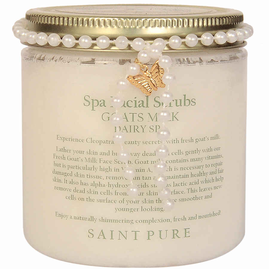 Buy Saint Pure Spa Goat's Milk Dairy Spa Facial Scrub (250 g) - Purplle