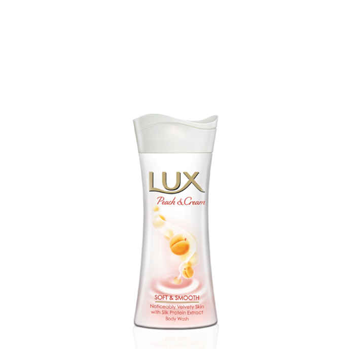 Buy Lux Peach And Cream Body Wash (240 ml) - Purplle