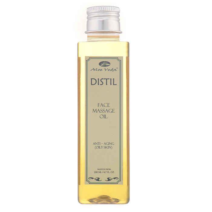 Buy Aloe Veda Face Massage Oil Anti Aging Oily Skin 200 ml - Purplle