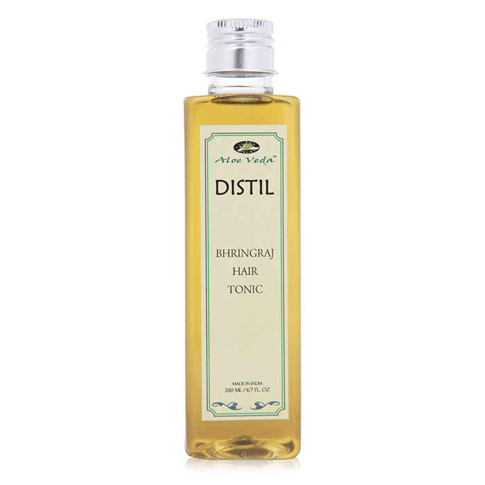 Buy Aloe Veda DISTIL Bhringraj Neelibringadi Hair Tonic 200 ml - Purplle
