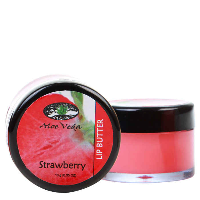 Buy Aloe Veda Lip Butter Strawberry 10 g - Purplle