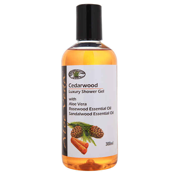 Buy Aloe Veda Cedarwood Luxury Shower Gel 300 ml - Purplle