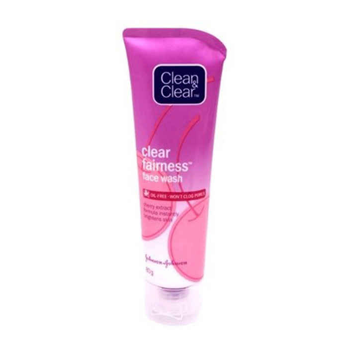 Buy Clean & Clear Fairness Face Wash (80 g) - Purplle