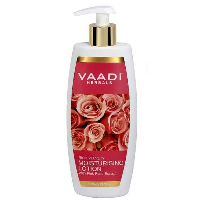 Buy Vaadi Herbals Moisturising Lotion With Pink Rose Extract (350 ml) - Purplle