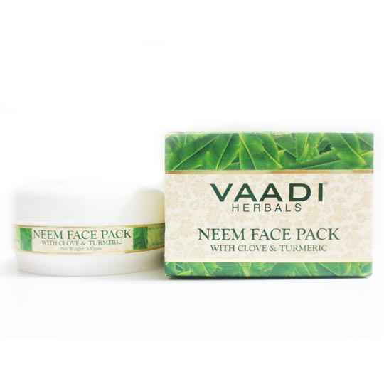 Buy Vaadi Herbals Neem Face Pack With Clove & Tea Tree Oil (100 g) - Purplle