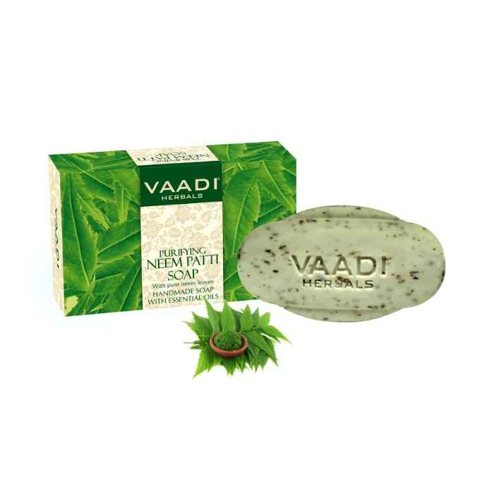 Buy Vaadi Herbals Neem Patti Soap Contains Pure Neem Leaves (75 g) - Purplle