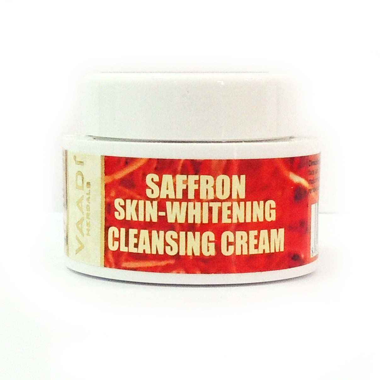 Buy Vaadi Herbals Saffron Skin-Whitening Cleansing Cream (15 g) - Purplle