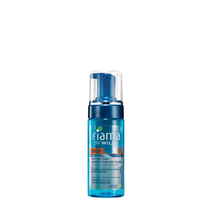 Buy Fiama Di Wills Men Moisture Guard Instant Foam Face Wash (150 ml) - Purplle
