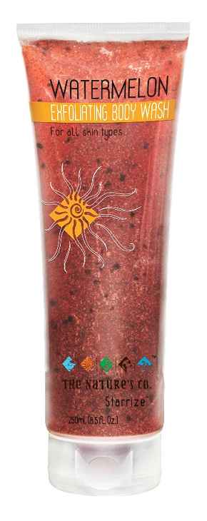 Buy The Natures Co. Watermelon Exfoliating Body Wash (250 ml) - Purplle