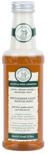 Buy Manufaktura Home Spa Bath Oil with Beer, Almond Oil and Grain Extracts (300 ml) - Purplle