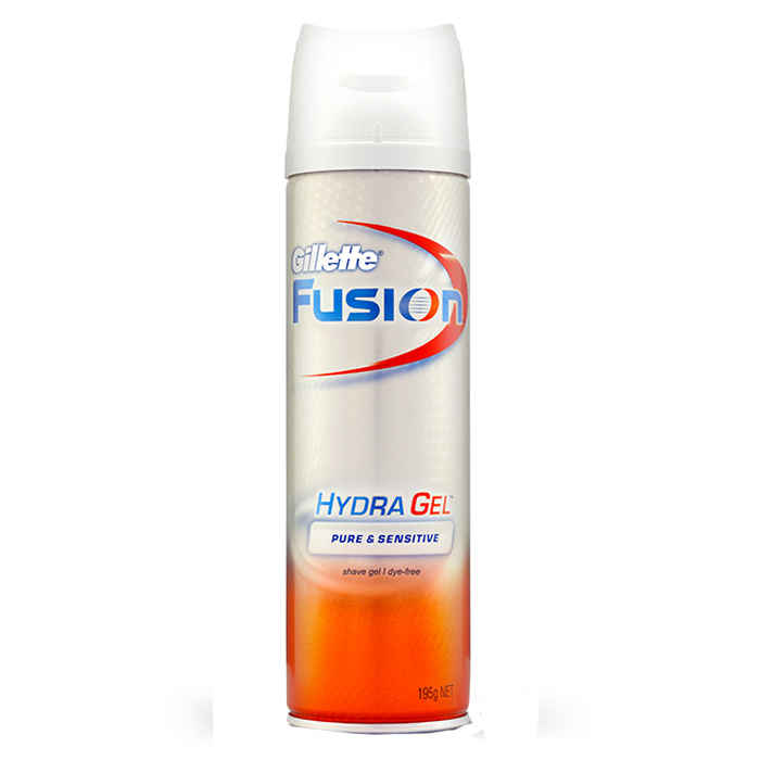 Buy Gillette fusion Advanced Glide Technology Pure and Sensitive Hydra Gel (200 gml - Purplle