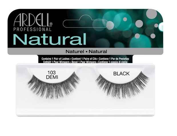 Buy Ardell Natural Strip Lashes Black 103 - Purplle