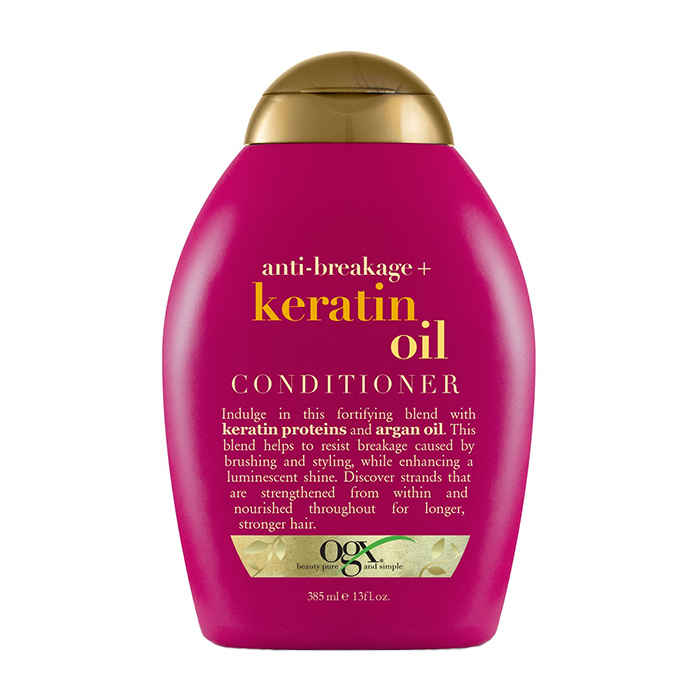 Buy OGX (Organix) Anti-Breakage Keratin Oil Conditioner (385 ml) - Purplle