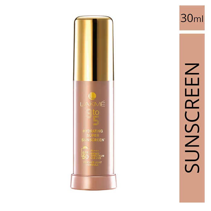 Buy Lakme 9 to 5 Hydrating SPF 50 Super Sunscreen Lotion (30 ml) - Purplle