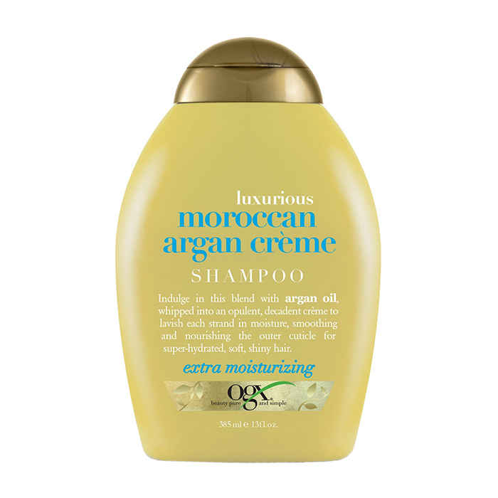 Buy OGX (Organix) Luxurious Moroccan Argan Creme Shampoo (385 ml) - Purplle