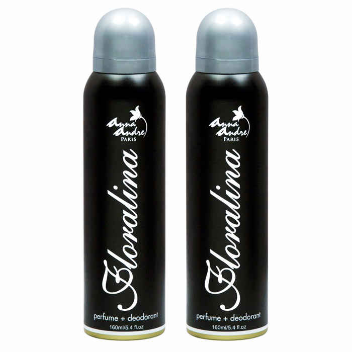 Buy Anna Andre Paris Floralina Deodorant (160 ml) (Pack of 2) - Purplle