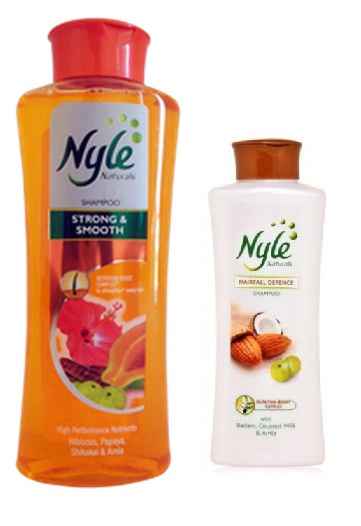 Buy Nyle Herbal Strong & Smooth Shampoo (400 ml) - Purplle