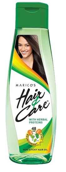 Buy Hair & Care Non Sticky Hair Oil (200 ml) + Pink Glitter - Purplle