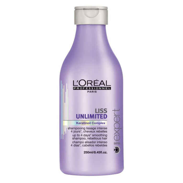 Buy L'Oreal Professionnel Serie Expert Liss Unlimited Shampoo | Smoothens hair & controls frizz| With Pro-keratin complex & Kukui nut oil (300ml) - Purplle