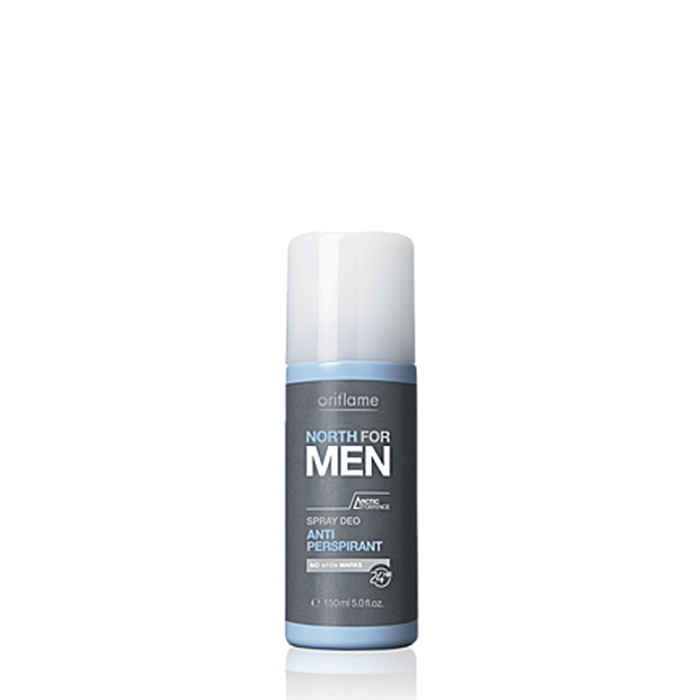 Buy Oriflame North For Men Spray Deodorant Anti Perspirant (150 ml) - Purplle