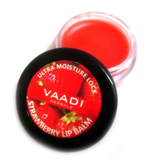 Buy Vaadi Herbals Lip Balm Strawberry & Honey (10 g) (Buy 1 Get 1 Free) - Purplle