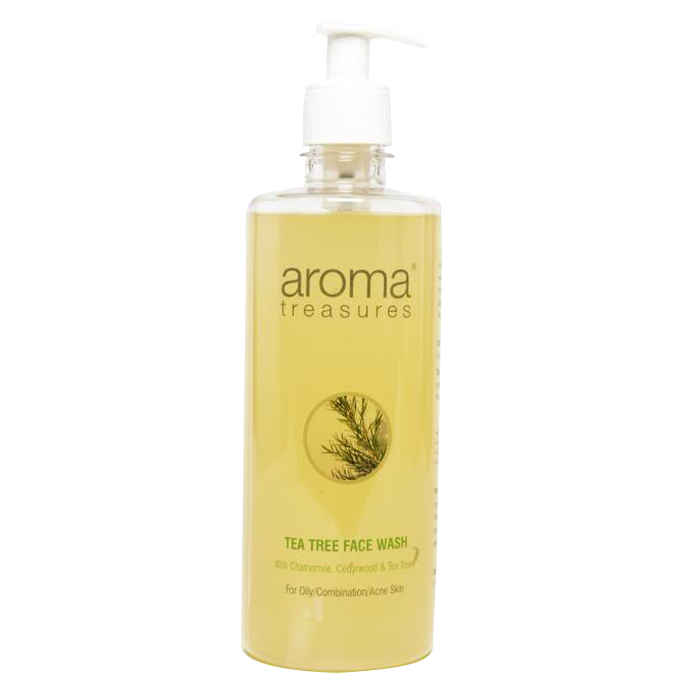 Buy Aroma Treasures Tea Tree Face Wash (500 ml) - Purplle