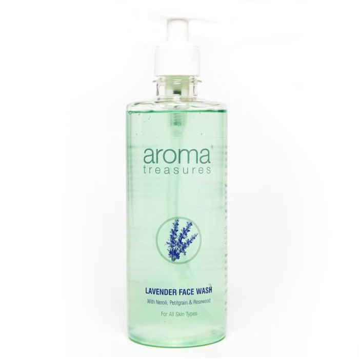 Buy Aroma Treasures Lavender Face Wash (500 ml) - Purplle