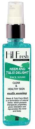 Buy Hill Fresh Neem & Tulsi Delight Face Wash (128 g) - Purplle