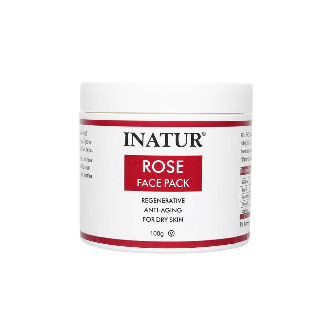 Buy Inatur Rose Face Pack (112 g) - Purplle