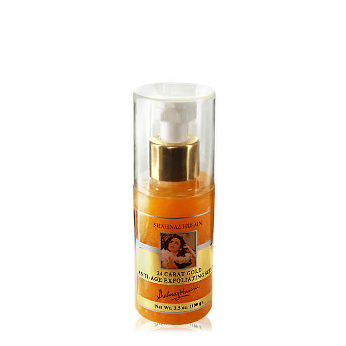 Buy Shahnaz Husain 24 Caratt Gold Anti-Ageing Scrub (100 g) - Purplle