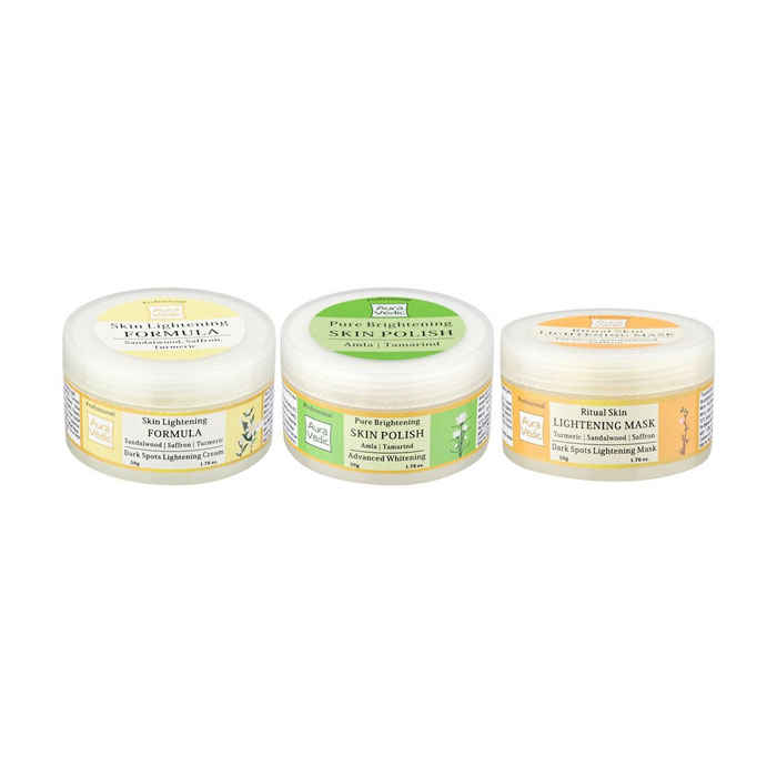 Buy Auravedic Lighter Brighter Skin Combo - Purplle